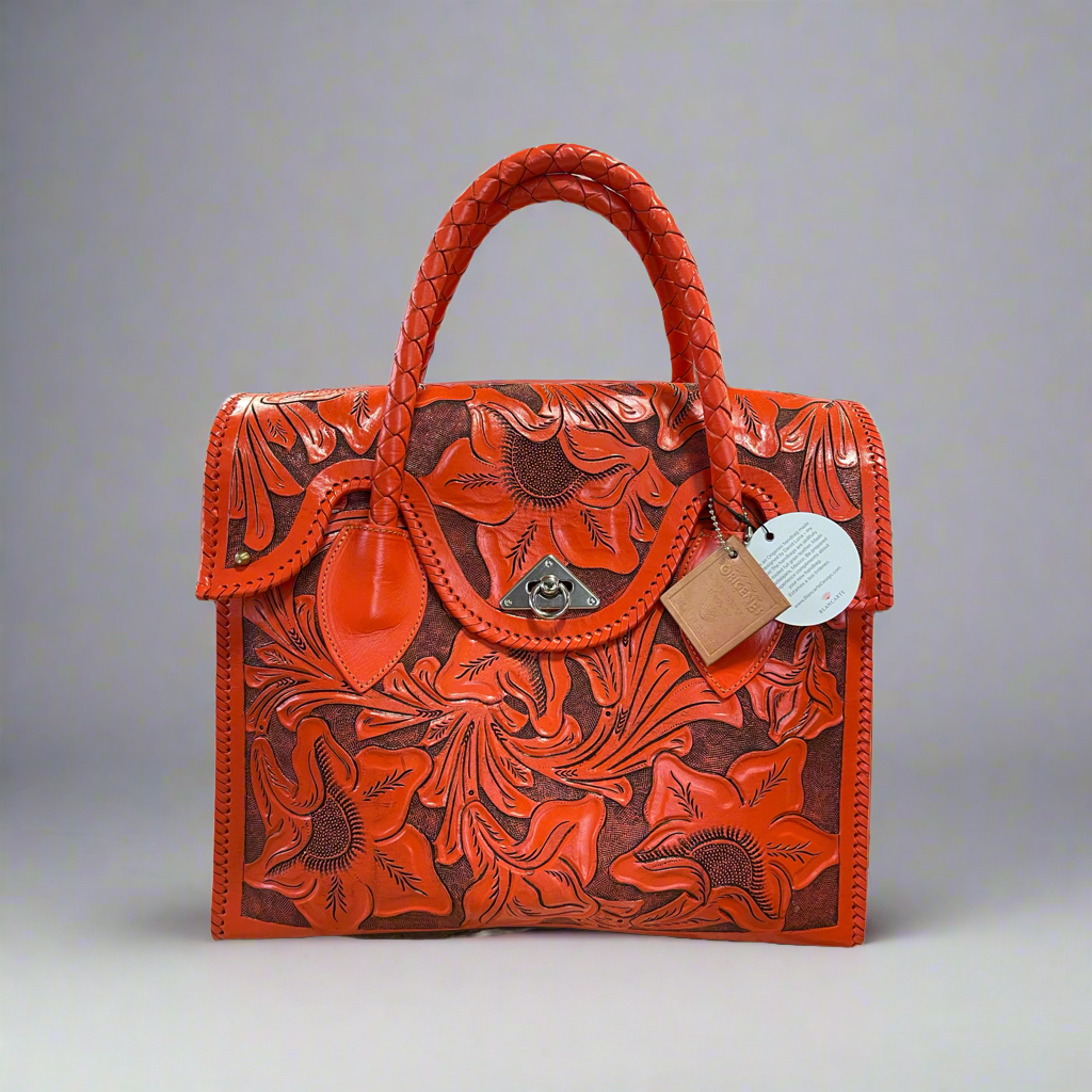 Blancarte Maleta Boton Oversized Purse