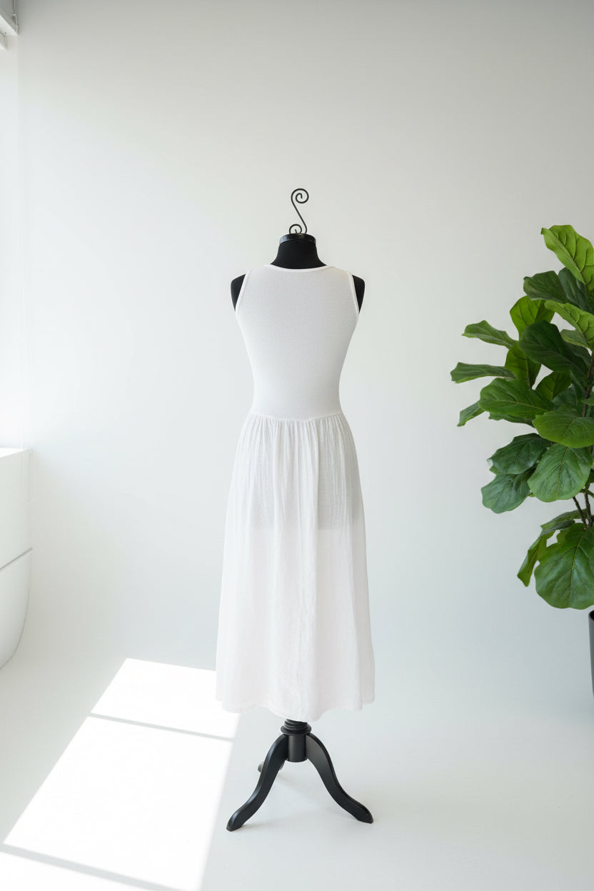 Grace Ribbed Tank Dress