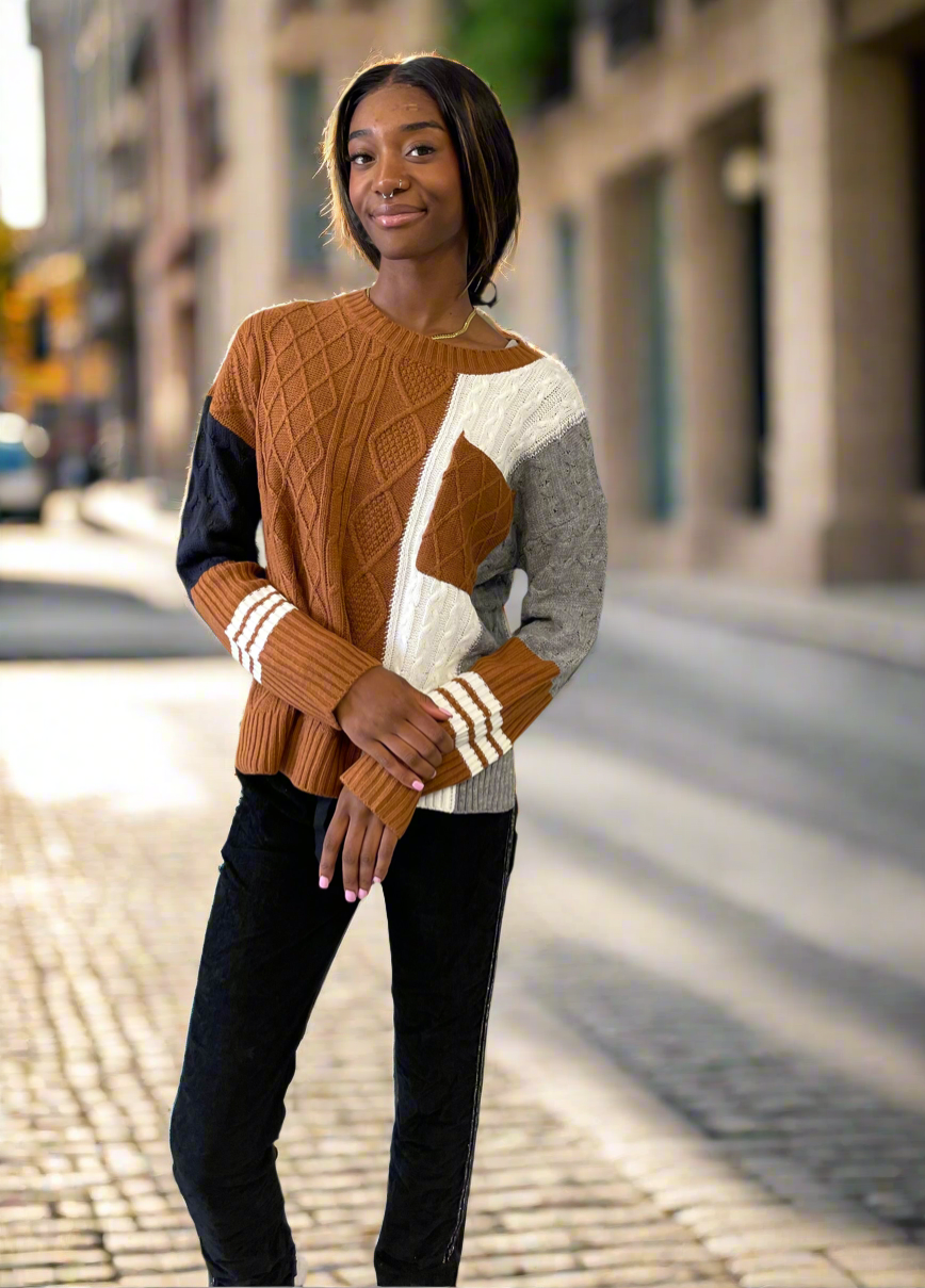 Color Block Sweater