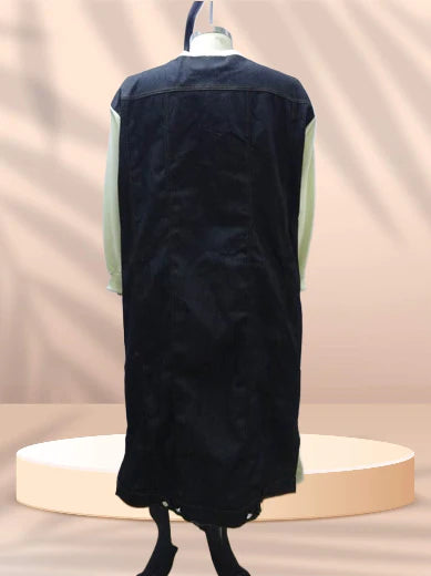 Women's Long Verbiage Denim Dress