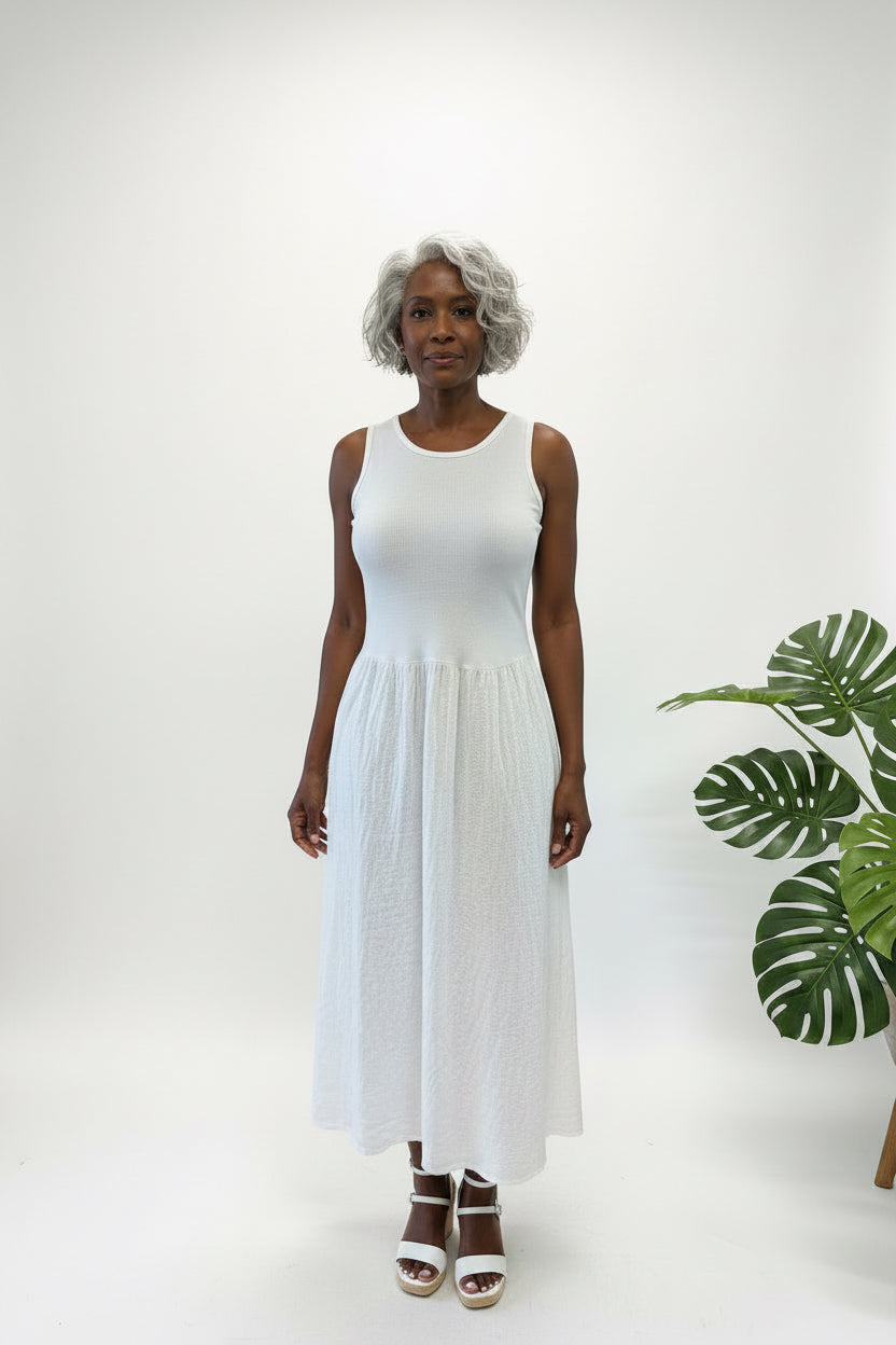 Grace Ribbed Tank Dress