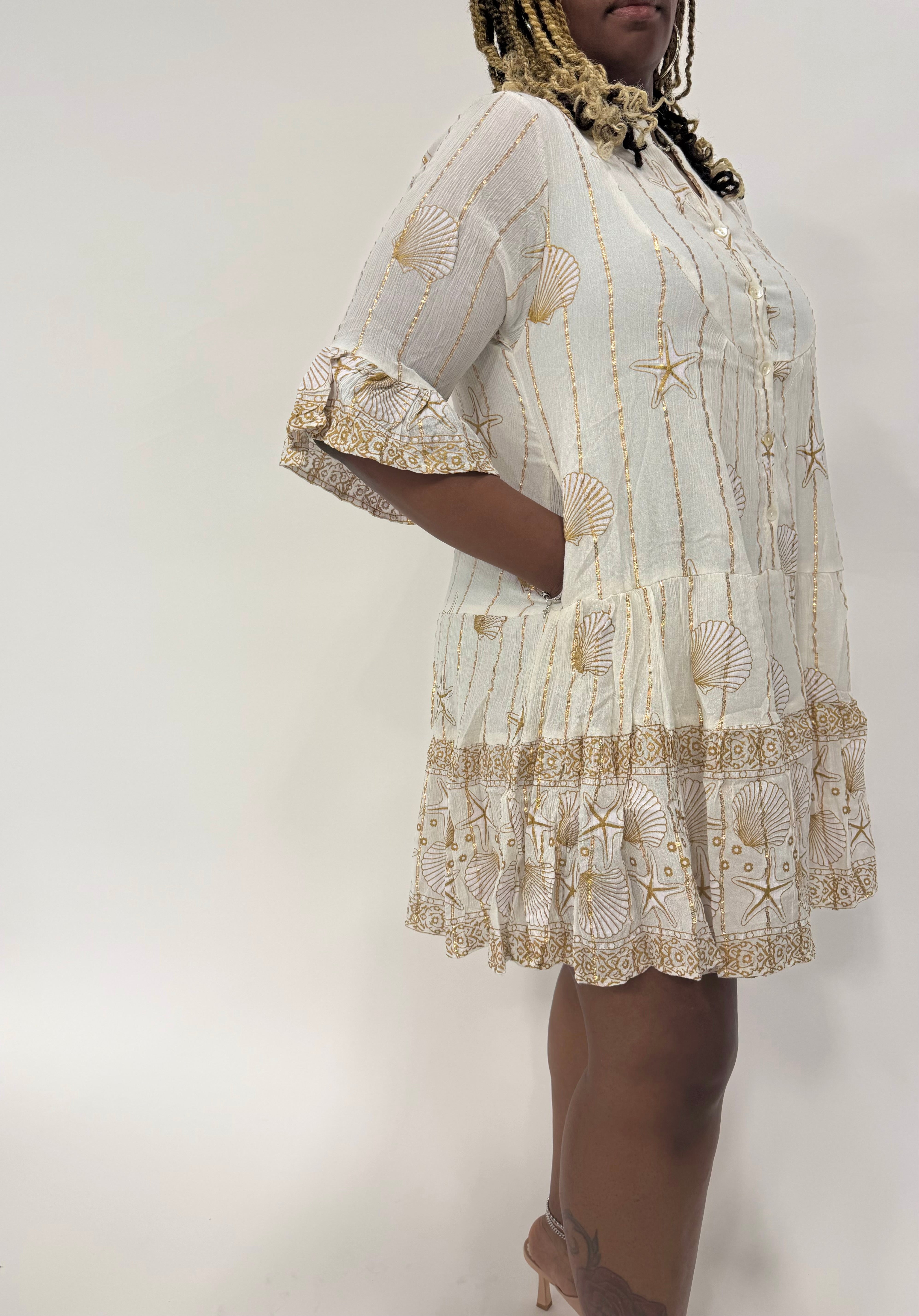 Seashell Tiered Dress