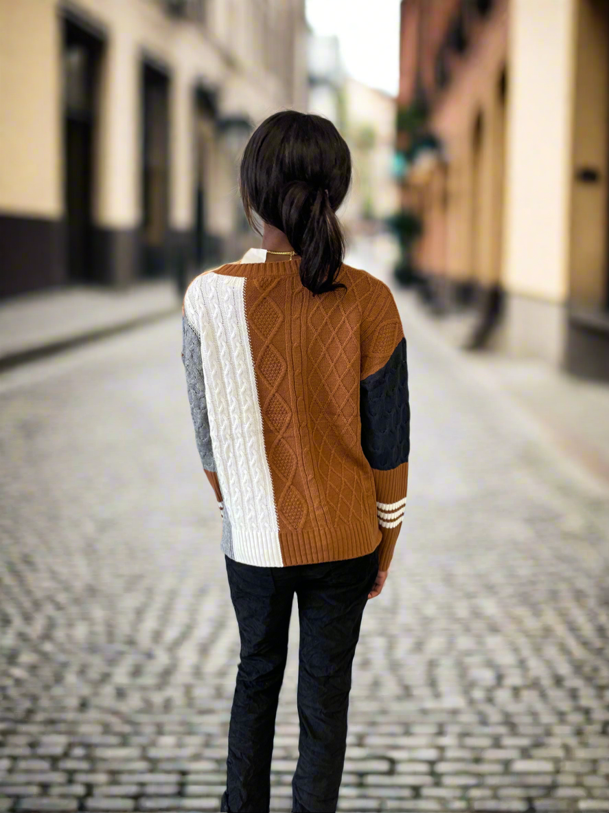 Color Block Sweater