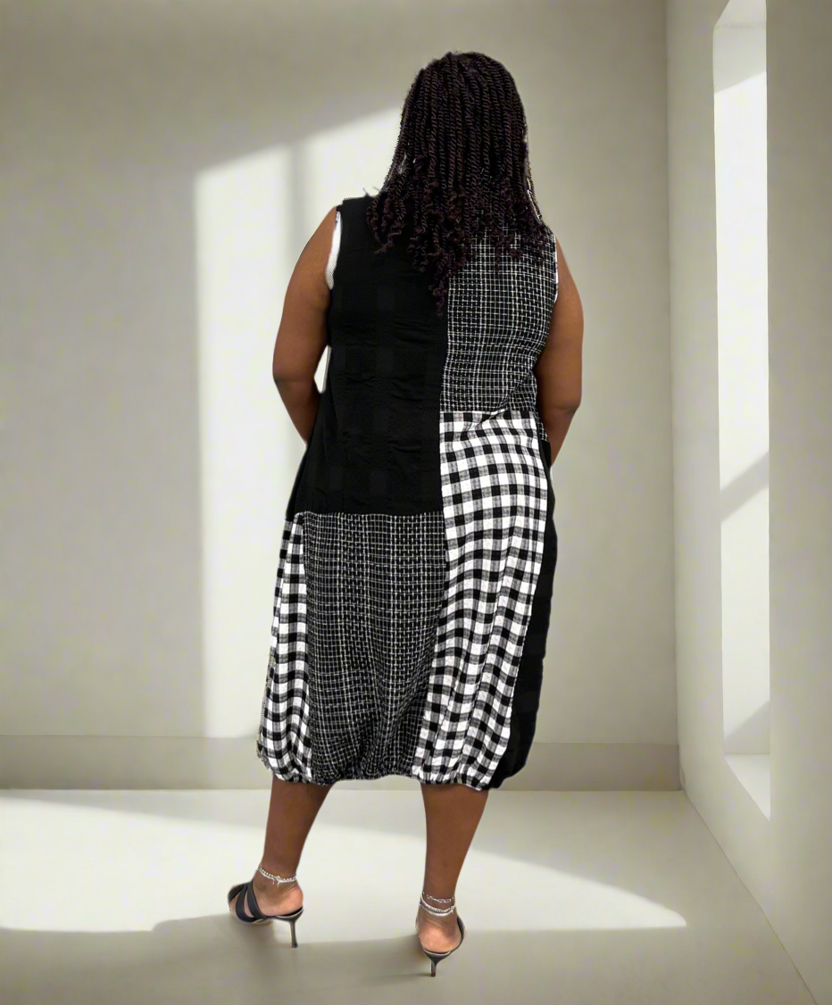 Patchwork Elegance Dress