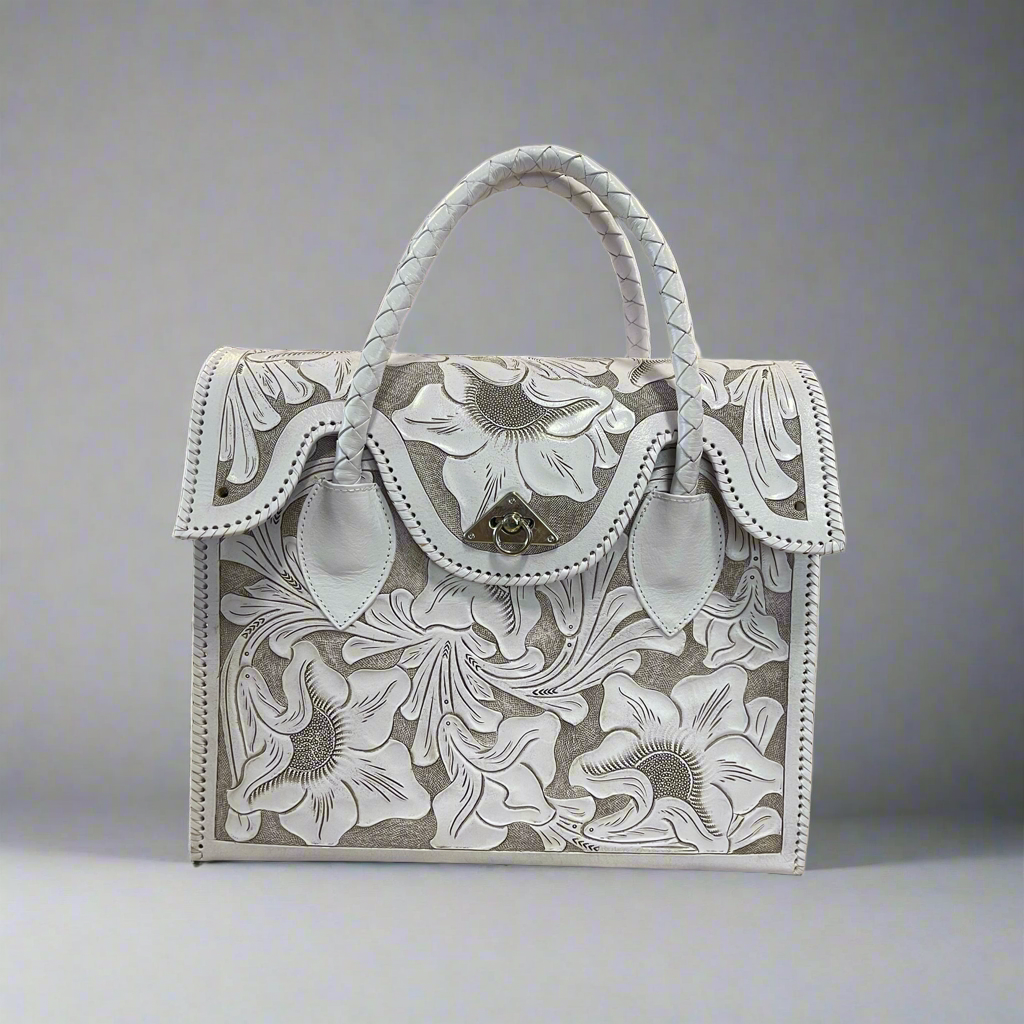 Blancarte Maleta Boton Oversized Purse