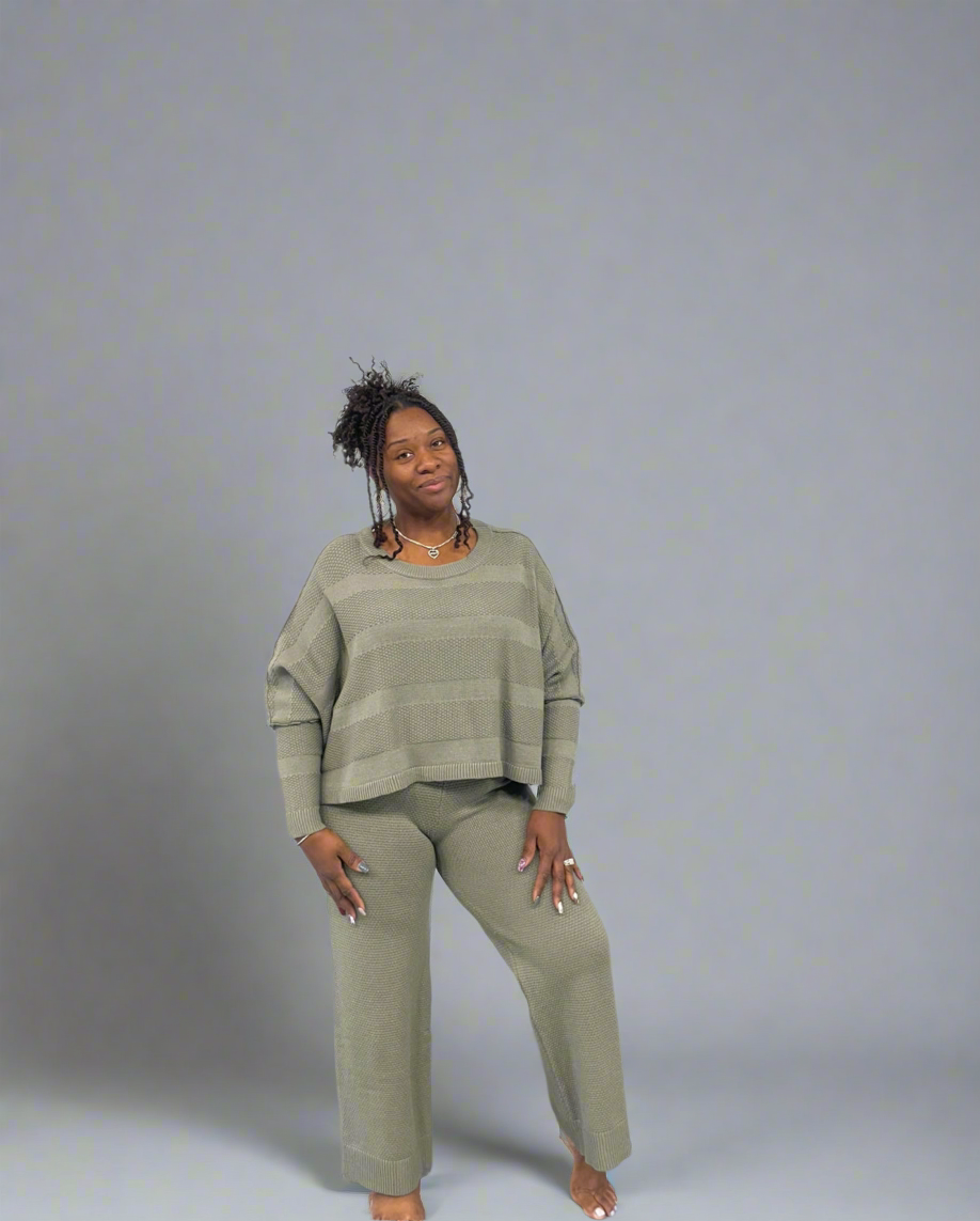 Textures 2- Piece Sweater set