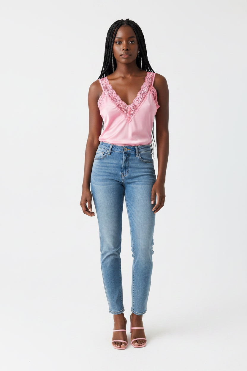 Silk Lace Tank