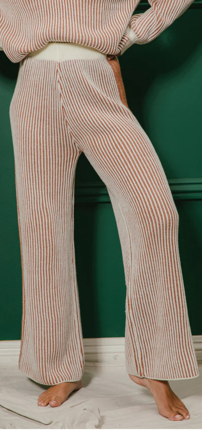 Collared Two Piece Sweater Set