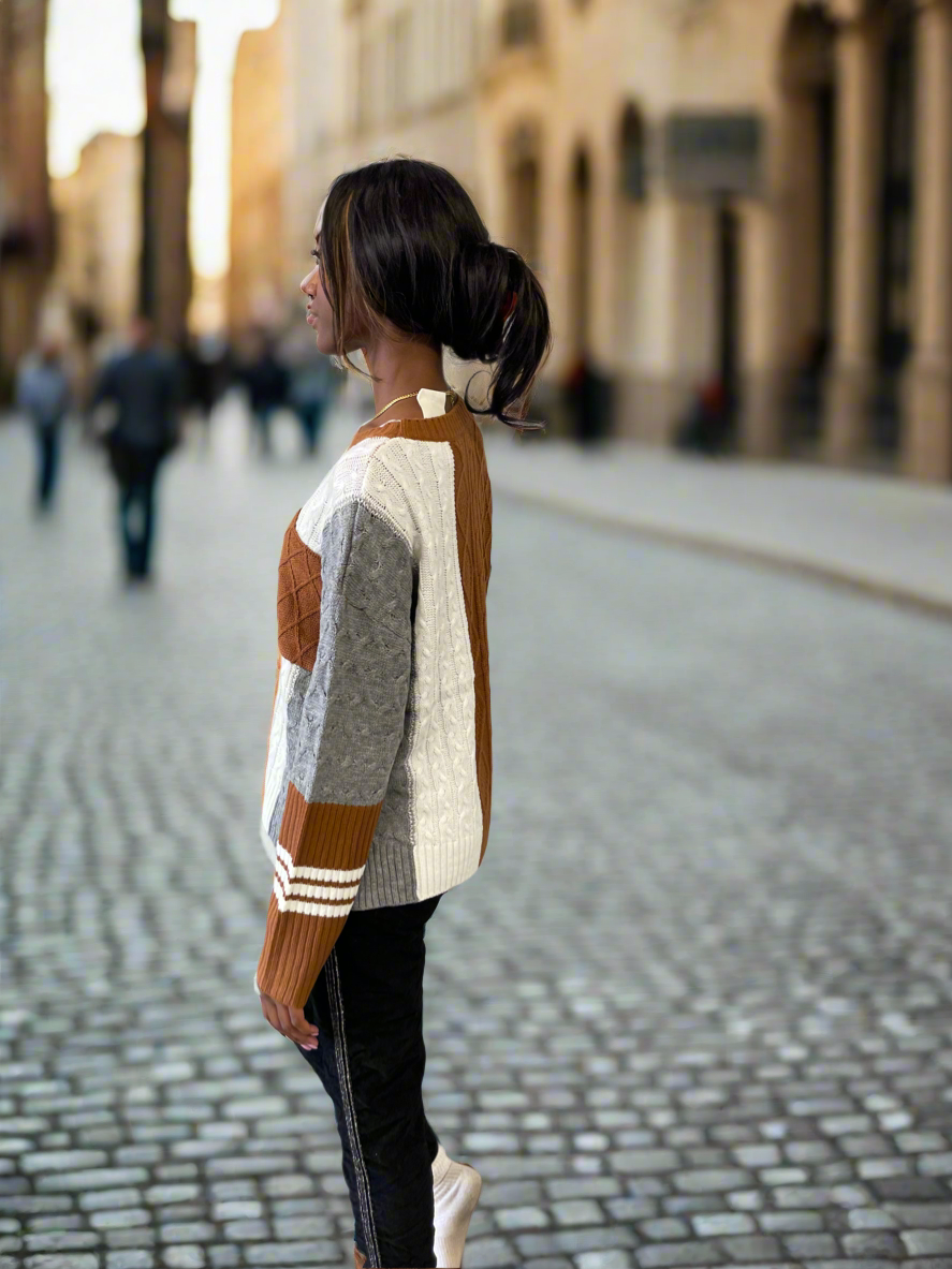 Color Block Sweater