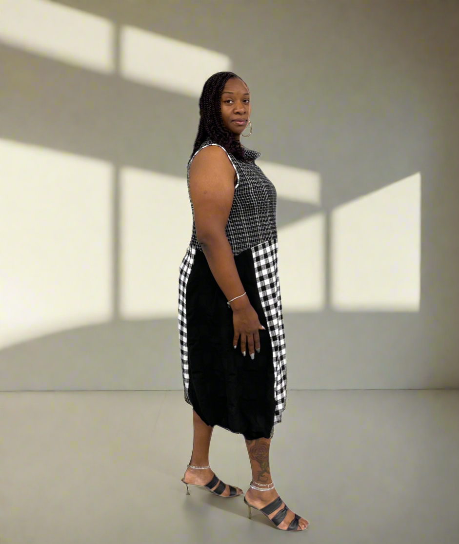 Patchwork Elegance Dress