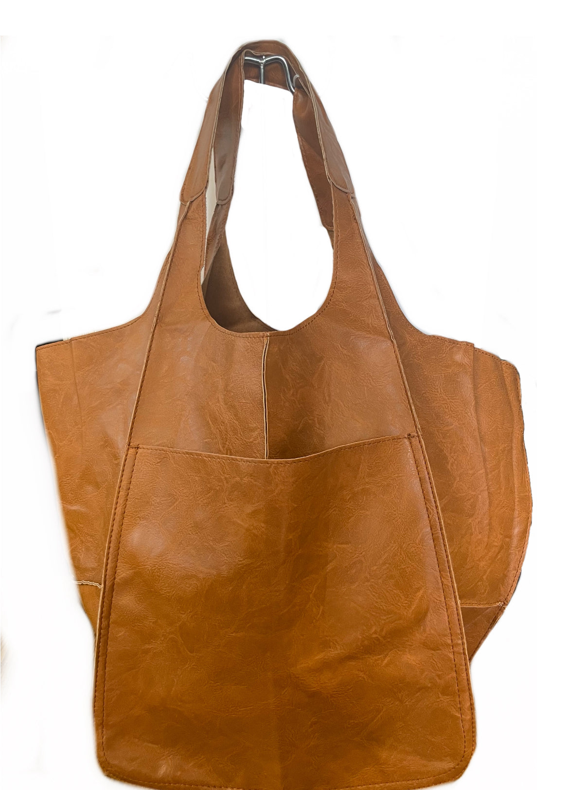 Oversized Pu Leather Tote