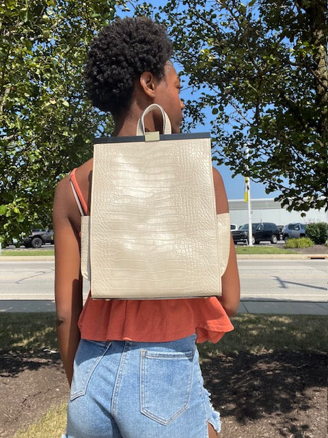 Cream Cobra Bookbag